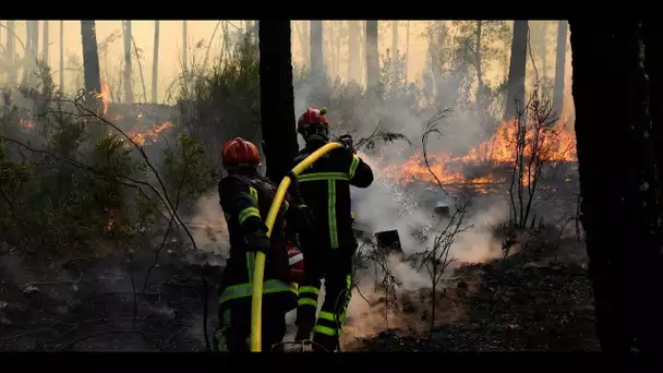 Incendie dans le Var : le feu pas encore "fixé", les pompiers "vigilants" mais optimistes