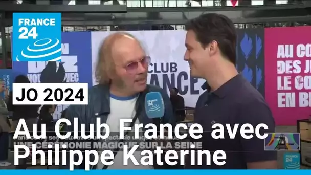 JO 2024 : au Club France avec le chanteur Philippe Katerine • FRANCE 24