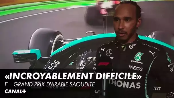 Lewis Hamilton après sa victoire sur le GP d'Arabie Saoudite