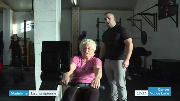 A 86 ans, Madeleine va participer aux championnats du monde de rameur