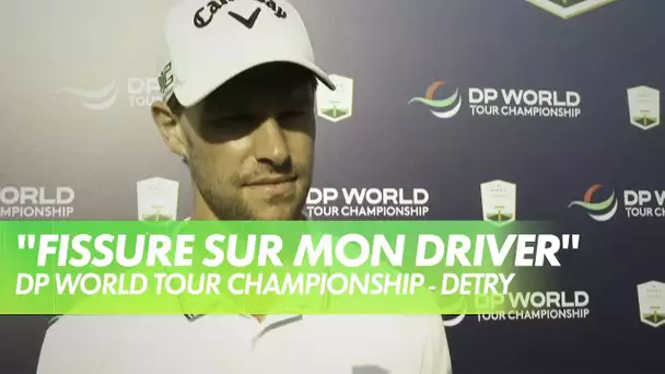 Thomas Detry : "j'ai découvert une fissure sur mon driver..."