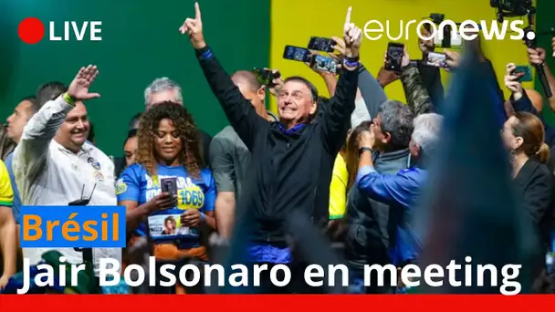 En direct | Brésil : Meeting de campagne de Jair Bolsonaro