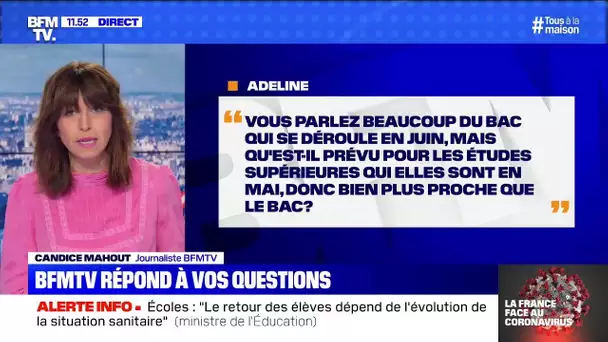 Qu'est-il prévu pour les épreuves des études supérieures ? BFMTV répond à vos questions