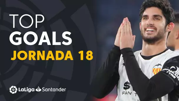 Todos los goles de la jornada 18 de LaLiga Santander 2021/2022