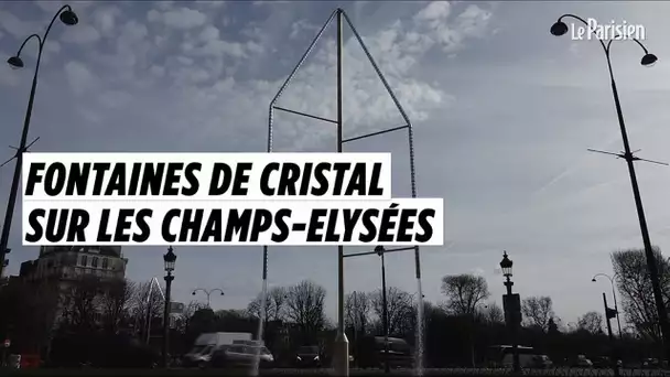 Des fontaines de cristal sur les Champs-Elysées : « On dirait des douches ! »