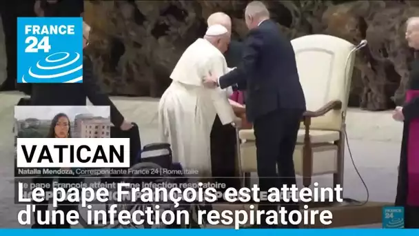 Vatican : le pape François est atteint d'une infection respiratoire • FRANCE 24