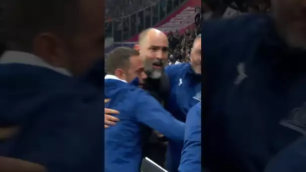 La joie du coach Igor Tudor au coup de sifflet final de #TFCOM 🤩💙 #om #shortfootball #football