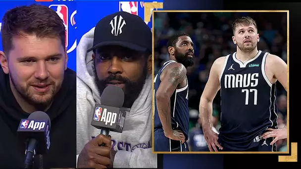 Luka Doncic & Kyrie Irving Talk Their Mindset For Game 5, Father's Day, Ky's Time in Boston & More!