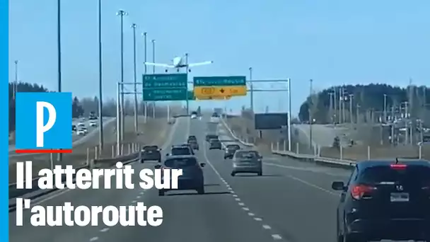 Canada : Un avion atterrit en urgence en plein milieu de l'autoroute