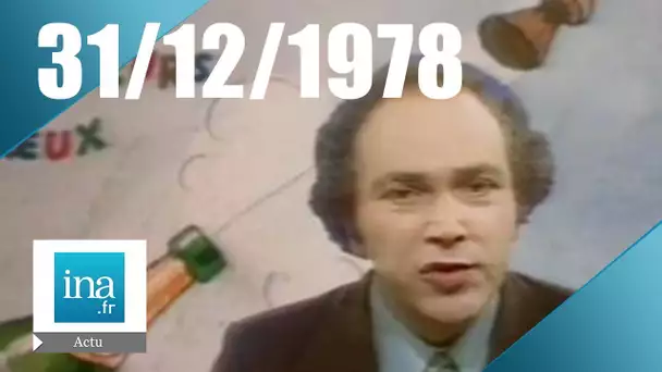 20h Antenne 2 du 31 décembre 1978 | Le réveillon 1978 des français | Archive INA