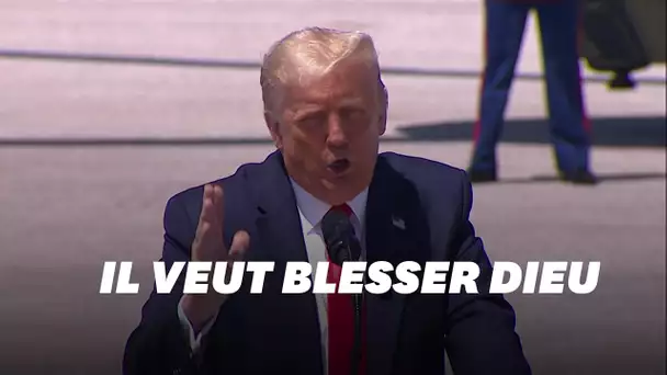 Pour  Donald Trump, Joe Biden veut "blesser Dieu et la Bible"