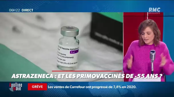 AstraZeneca: et les primovaccinés de -55 ans ?