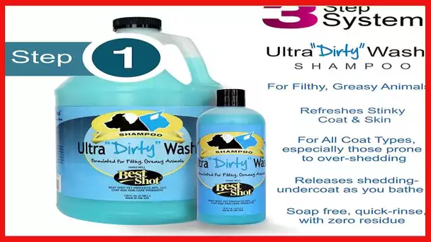 Best Shot Pet Ultra Dirty Wash Shampoo, 16 fl oz