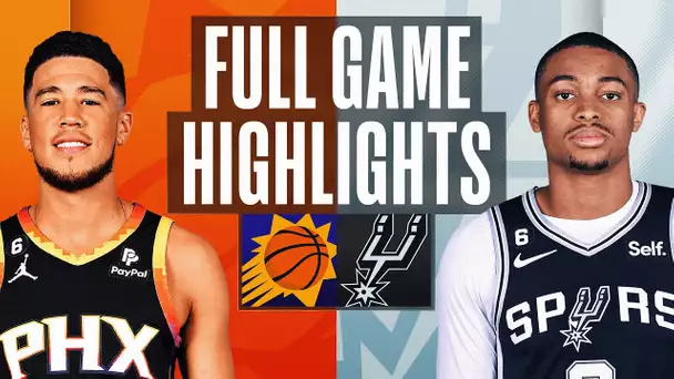 SUNS at SPURS | NBA FULL GAME HIGHLIGHTS | December 4, 2022