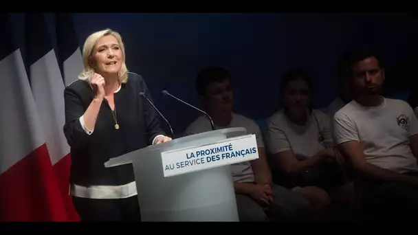 Université d'été du RN : Marine Le Pen vise "le sommet", "l'Élysée"