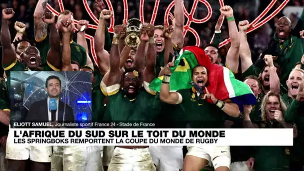 Mondial-2023 : l'Afrique du Sud, championne du monde de rugby pour la quatrième fois • FRANCE 24