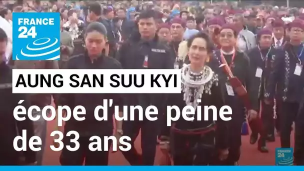 A. San Suu Kyi : en totalité, la dirigeante déchue écope d'une peine de 33 ans • FRANCE 24