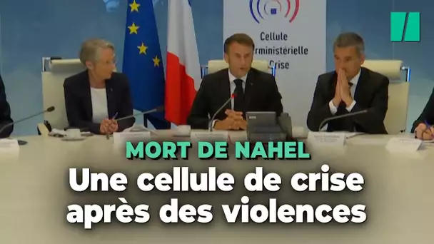 Mort de Nahel : Emmanuel Macron convoque une cellule de crise interministérielle après des violences