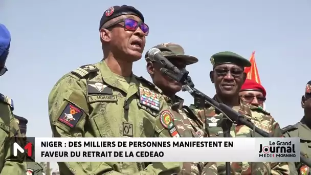 Niger : des milliers de personnes manifestent en faveur du retrait de la CEDEAO