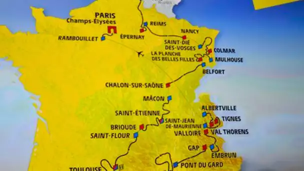 Tour de France : de Florence à Nice en passant deux fois par les Alpes... Découvrez le tracé de l…