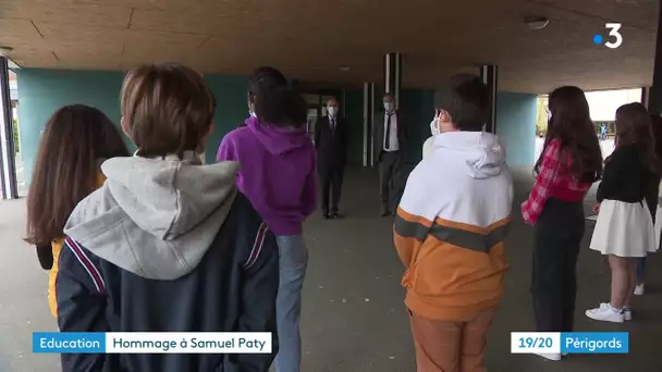 L'hommage à Samuel Paty au collège Montaigne de Périgueux