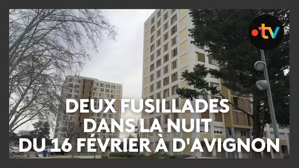 Deux fusillades ont eu lieu dans la nuit du 16 février, dans deux quartiers d'Avignon