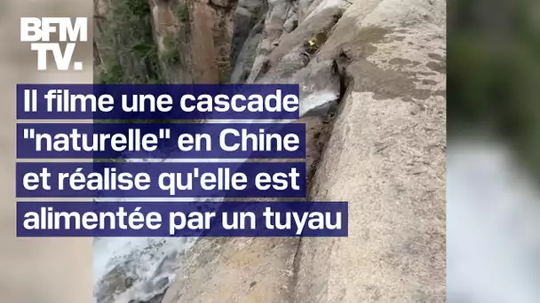 La plus grande cascade de Chine était en fait alimentée… par un tuyau