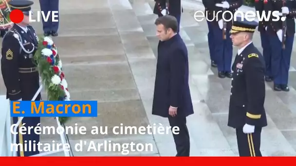 En direct | Etats-Unis : Macron au cimetière militaire d'Arlington