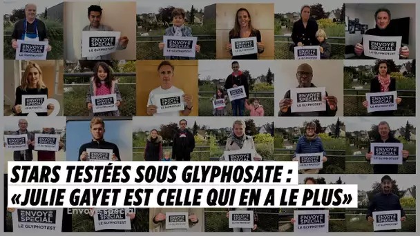 Taux de glyphosate chez les stars  : «Julie Gayet est celle qui en a le plus»