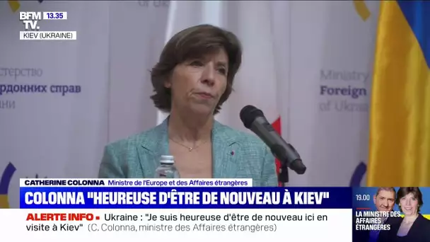 Catherine Colonna à Kiev: la conférence de presse en intégralité