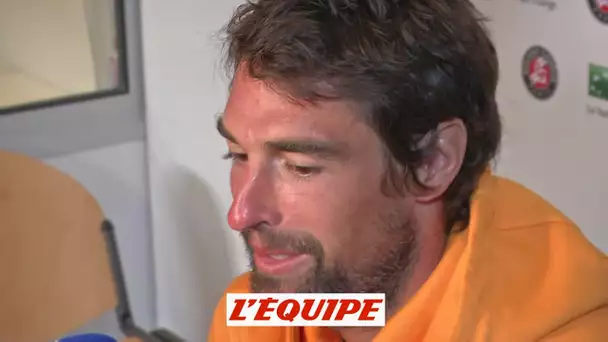 Chardy «J&#039;ai fait une belle bataille» - Tennis - Roland-Garros