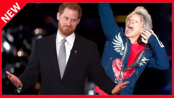 ✅  Prince Harry : cette blague osée du chanteur Jon Bon Jovi