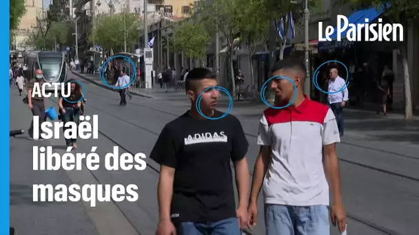 «On est libres, c’est un miracle» : les Israéliens heureux de faire tomber le masque en extéri