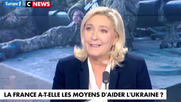 Guerre en Ukraine : pour Marine Le Pen, la France doit arrêter de livrer des canons Caesar à Kiev