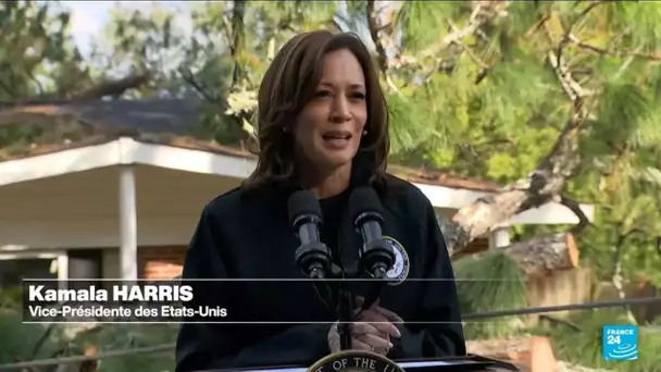 Ouragan Hélène : Joe Biden et Kamala Harris viennent constater les dégâts • FRANCE 24