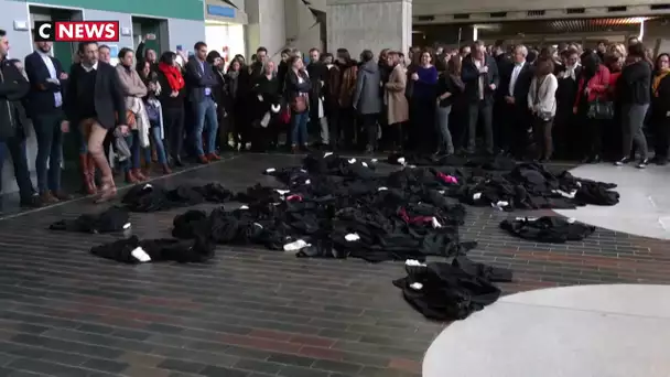 Lille : les avocats mobilisés contre la réforme des retraites