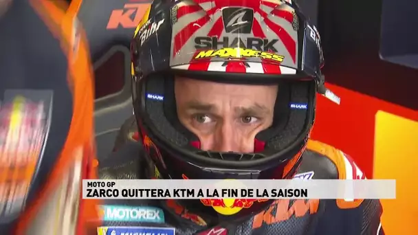 Johann Zarco quittera KTM à la fin de la saison