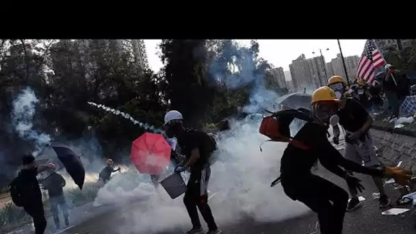 Grève générale et manifestations sous tensions à Hong Kong