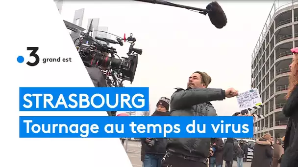 Strasbourg : tournage d'un film pendant la pandémie de covid-19