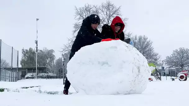 1er avril : la Seine-et-Marne sous la neige