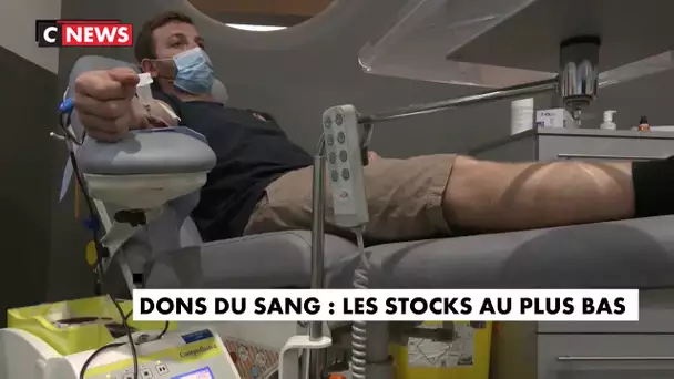 Dons du sang : les stocks au plus bas