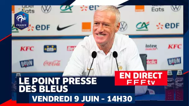 La conférence de presse des Bleus en direct