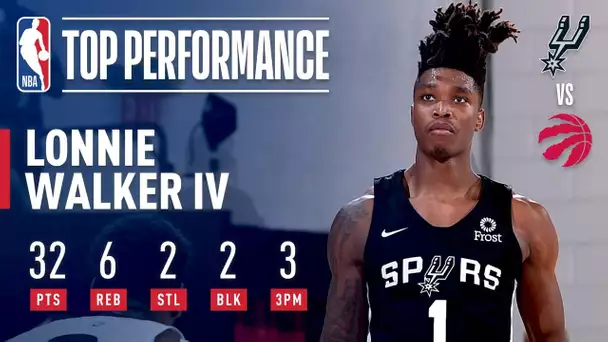 Lonnie Walker IV GOES OFF For 32 vs Toronto | July 8, 2019