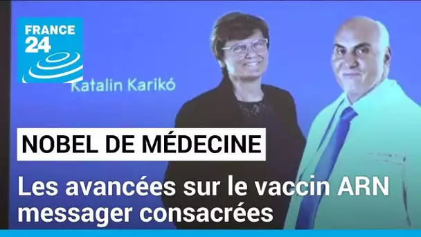 Le Nobel de médecine consacre les avancées sur le vaccin ARN messager contre le Covid