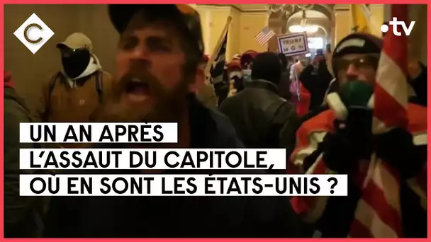 Un an après l’assaut du Capitole - C à Vous - 06/01/2022