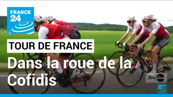 Dans la roue de la Cofidis en repérage sur la mythique Planche des Belles Filles • FRANCE 24