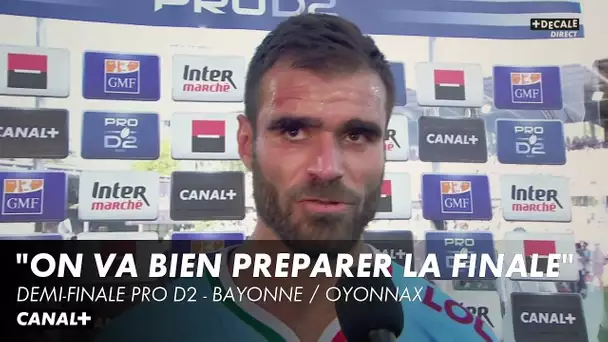 Germain : "On va bien préparer la finale" - Bayonne / Oyonnax