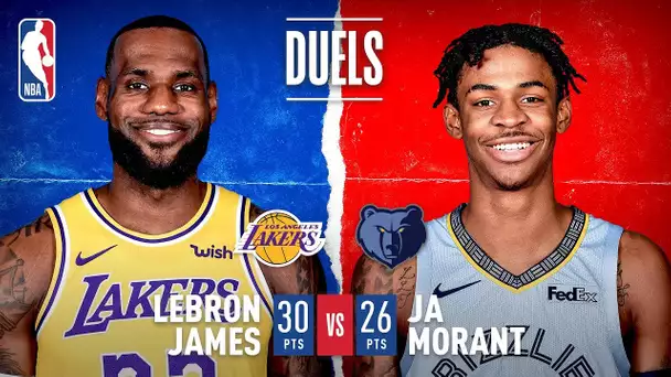 LBJ + Ja duel long