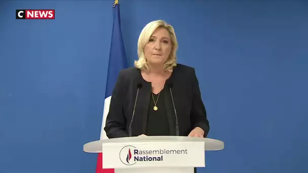 Marine Le Pen : sa déclaration