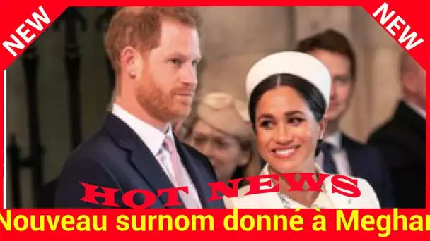 Nouveau surnom donné à Meghan par ses équipes : pourquoi le Harry est “furieux et contrarié